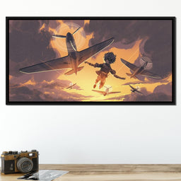 The Boy Flying - NicheCanvas