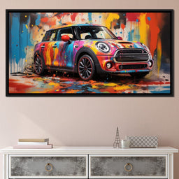 Mini Coop - RiderArt - NicheCanvas
