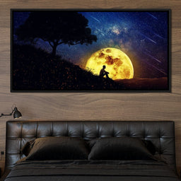 Otherworldly Night Scene - NicheCanvas
