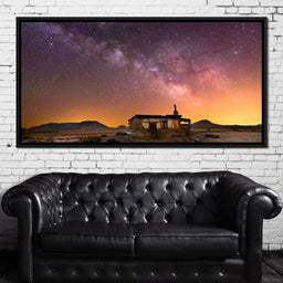 Shepherd Hut Desert Night - NicheCanvas