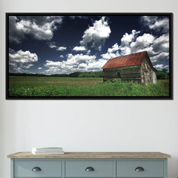 Old Barn in the Field - NicheCanvas