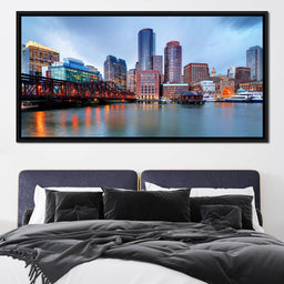 Boston Skyline - NicheCanvas