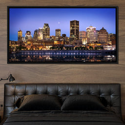 Montreal Skyline - NicheCanvas
