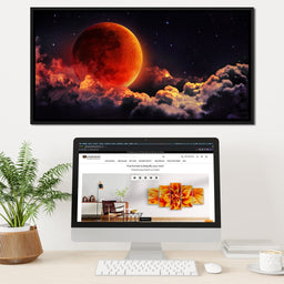 Red Moon - NicheCanvas
