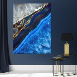 Blue Stone - NicheCanvas