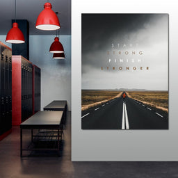 Start Strong Finish Stronger - ABConcepts - NicheCanvas