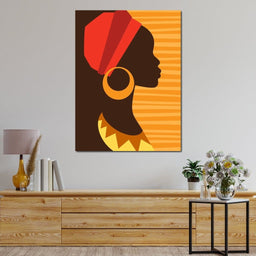 African Woman Profile - NicheCanvas