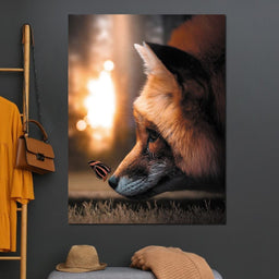 Fox Butterfly - Zenzdesign - NicheCanvas