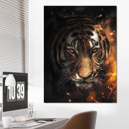 Tiger Sparkles - Zenzdesign - NicheCanvas