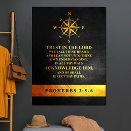 Proverbs 3:5-6 - ABConcepts - NicheCanvas