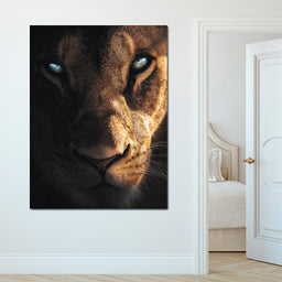 Lioness Eyes - Zenzdesign - NicheCanvas