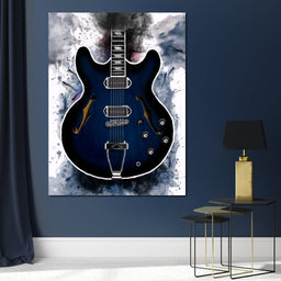 Gary Clark Jr's Electric Guitar -  Abraham Szomor - NicheCanvas