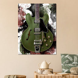Chris Cornell's Electric Guitar - Abraham Szomor - NicheCanvas