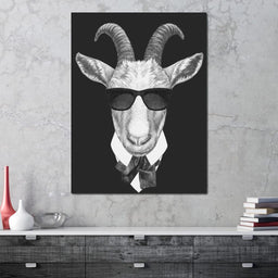 Dressed Up Goat - NicheCanvas