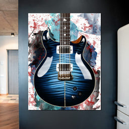 Santana's Electric Guitar - Abraham Szomor - NicheCanvas