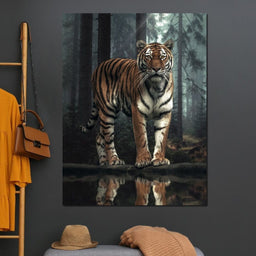 Tiger Reflection - Zenzdesign - NicheCanvas
