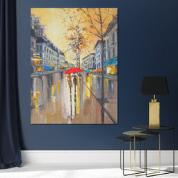 Rain in Boston - NicheCanvas