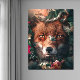 Floral Fox - Zenzdesign - NicheCanvas