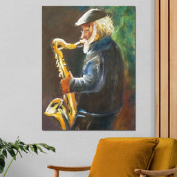Saxophone Maestro - NicheCanvas