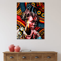 Colorful Portrait - Manuel Alejandro - NicheCanvas