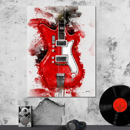 Jack White's Guitar - Abraham Szomor - NicheCanvas