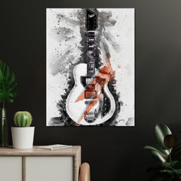 David Bowie's Guitar - Abraham Szomor - NicheCanvas