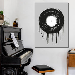 Vinyl Dripping - NicheCanvas