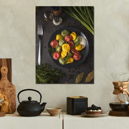 Plate of Pasta - NicheCanvas