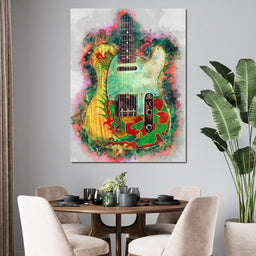 Jimmy Page's Guitar - Abraham Szomor - NicheCanvas