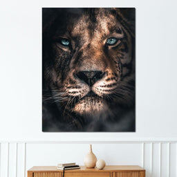 Lion Tiger - Zenzdesign - NicheCanvas