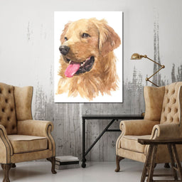 Golden Retriever - NicheCanvas