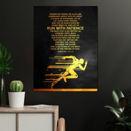 Hebrews 12:1-2 - ABConcepts - NicheCanvas