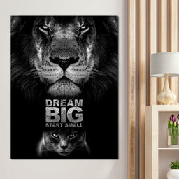 Dream Big Start Small - ABConcepts - NicheCanvas