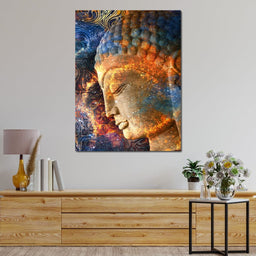Buddha's Profile - NicheCanvas