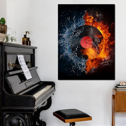 Record in Fire and Water - NicheCanvas