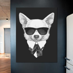 Dressed Up Chihuahua - NicheCanvas