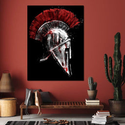 Greek Warrior Helmet - NicheCanvas