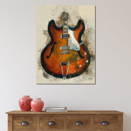 John Lennon's Guitar - Abraham Szomor - NicheCanvas