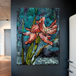 Red Iris - NicheCanvas