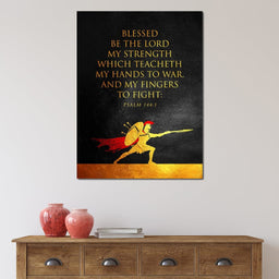 Psalm 144:1 - ABConcepts - NicheCanvas