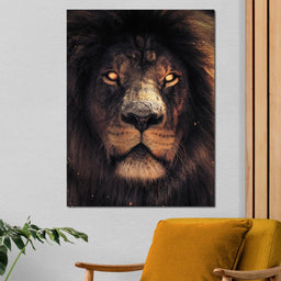 Scary Lion - Zenzdesign - NicheCanvas