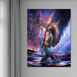 Fire Sword - NicheCanvas