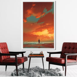 Admiring The Sunset - NicheCanvas