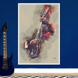 James Hetfield's Electric Guitar - Abraham Szomor - NicheCanvas