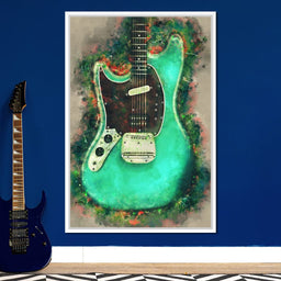 Kurt Cobain's Guitar - Abraham Szomor - NicheCanvas