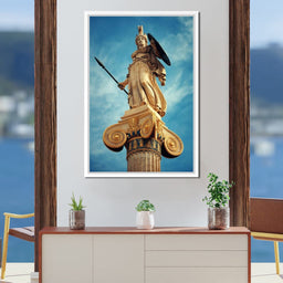 Athena Statue in Athens - NicheCanvas