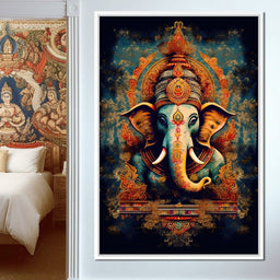 Tranquil Ganesha - NicheCanvas