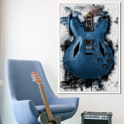 Dave Grohl's Electric Guitar - Abraham Szomor - NicheCanvas