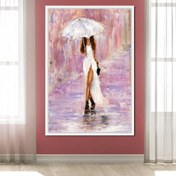 The Bridesmaid Under the Rain - NicheCanvas