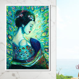 Silk Peafowl - Chiara Magni - NicheCanvas